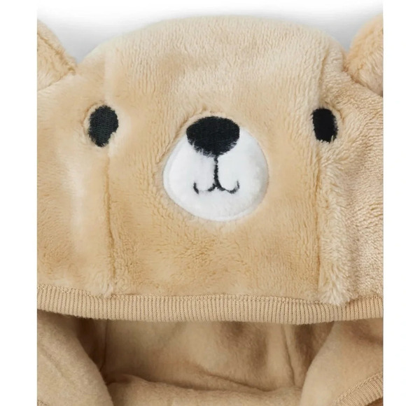 BUNDLES Baby Place Winter Jacket 6-9 mo. Brown Bear Faux Fur‎ Hoodie Cozy Winter - Picture 6 of 17